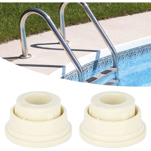 Pare-Chocs en Caoutchouc pour éChelle De Piscine, Garde De SéCurité 2 PCs Remplacement De L'éChelle De Piscine Ensemble De Pare-Chocs
