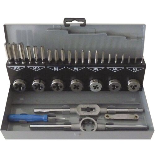 COFFRET TARAUDS FILIERES 32 PCS TOPCAR 14720