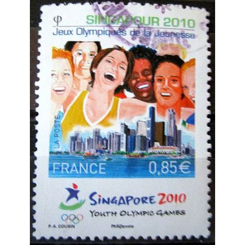 2010. F4491: "Singapour 2010": Jeux Olympiques De La Jeunesse.