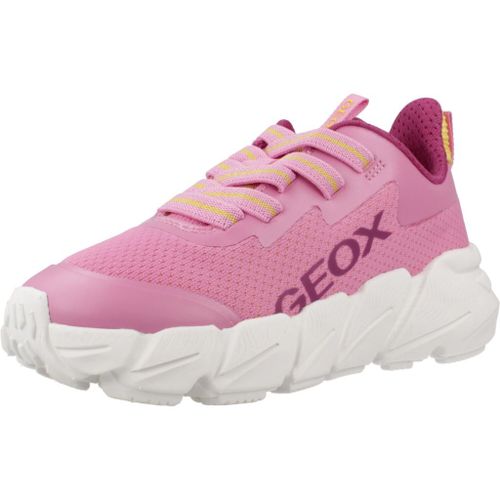 Chaussures Geox J Flexyper Fast Girl Colour Rose