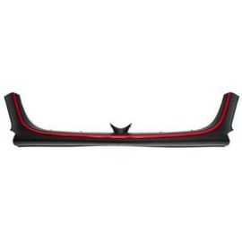 Moulure Bandeau Centrale De Pare-Chocs Avant Pour Alfa Romeo Giulietta Depuis 2016, Noir Avec Profil Rouge, Neuve