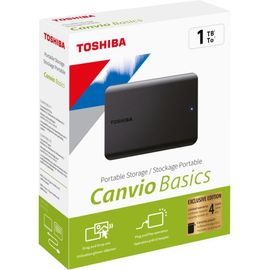 TOSHIBA - Disque dur externe Pack 1 To canvio basics + Housse
