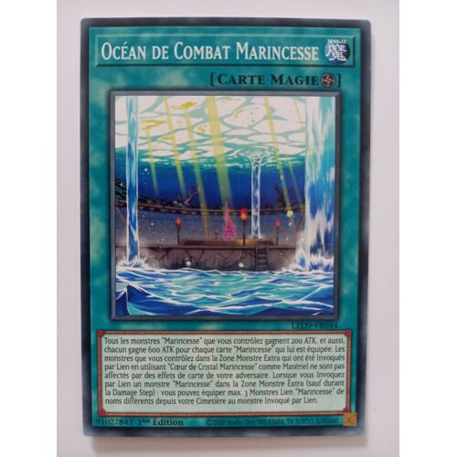 Yu-Gi-Oh Led9-Fr044 Océan De Combat Marincesse Commune