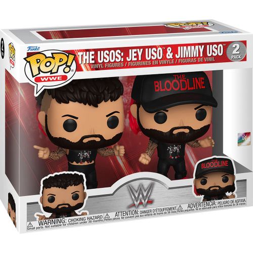 Figurine Funko Pop - Wwe - The Usos : Jey Uso & Jimmy Uso - 2 Pack (72282)