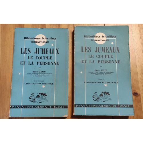 Zazzo René - Les Jumeaux - Le Couple Et La Personne - Edition 1960