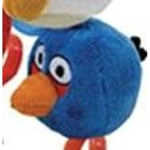 Angry Birds - Peluches Clip 8 Cm Bleu