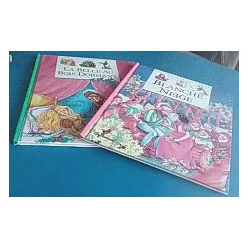 Lot De 2 Livres . Blanche Neige - Grimm Jakob Et Wilhelm . La Belle Au Bois Dormant - Charles Perrault