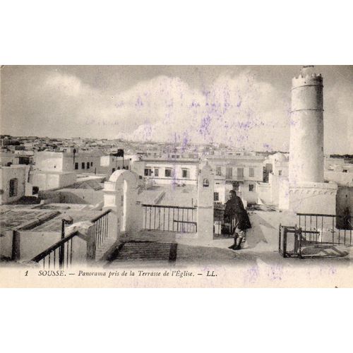 Cpa N° 1 Sousse - Tunisie Panorama Pris De La Terrasse De L' Eglise