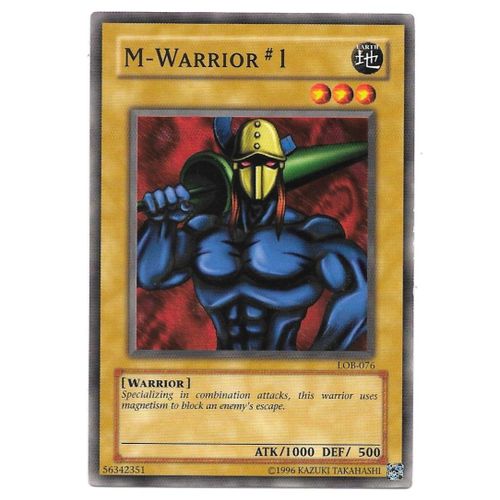 M-Warrior # 1 - Lob-076 - Carte Yu-Gi-Oh!