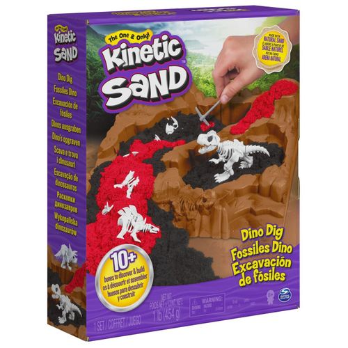 Kinetic Sand Coffret Fossiles De Dinosaures 454 G Kinetic Sand
