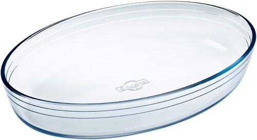 Jexnovashop-Cuisine Plat À Four Ovale En Verre Borosilicate 35 X 24 Cm