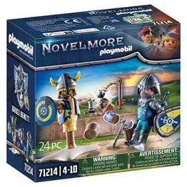 Playmobil Novelmore 71214 - Chevalier Novelmore Et Mannequin D'entrainement