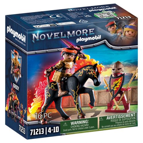 Playmobil Novelmore 71213 - Chevalier Burnham Raider Avec Cheval De Feu