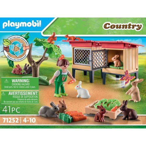 Playmobil Country 71252 - Enfant Avec Enclos Et Lapins