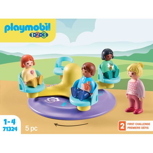 Playmobil 123 71324 - Enfants Et Tourniquet