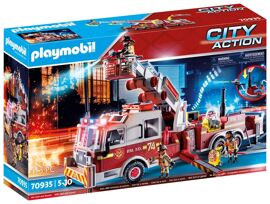 Playmobil 70935 - Camion pompiers échelle