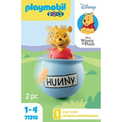 Playmobil 123 71318 - Disney Winnie l'ourson et culbuto pot de miel