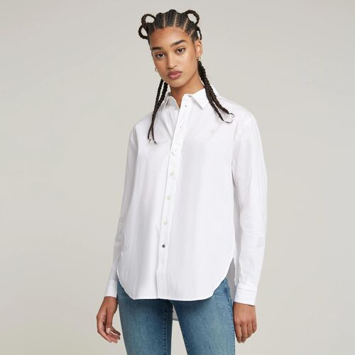 Chemise Boyfriend - Blanc - Femmes