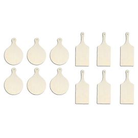 12 Pcs Mini Planches À Découper En Bois Avec Poignée Planches En Bois Non Finies Planches De Cuisine Cuisine