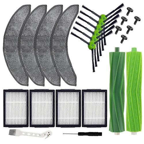 Pour Combo j7 + j9 + Robot Aspirateur Kit Pièce de rechange Brosse à rouleau