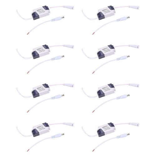Transformateur LED 8X - Transformateur constant 4-7W LED Driver Alimentation Transformateur DC12-24V Durable