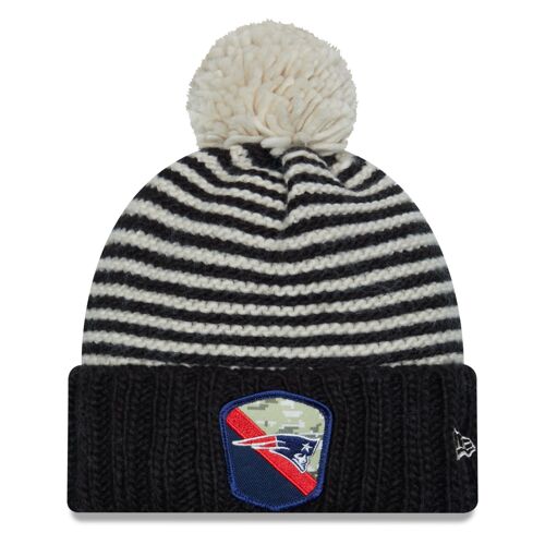 New Era Salute To Service Femme Bonnet New England Patriots