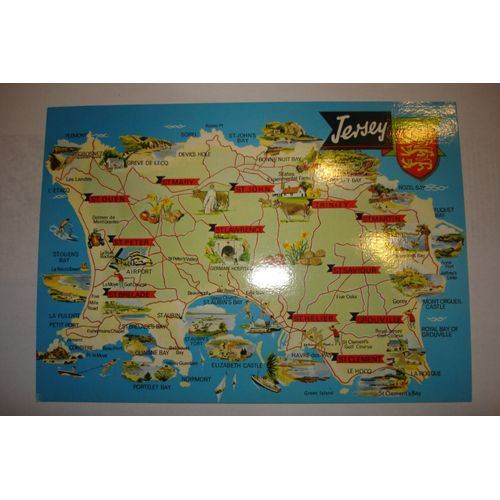 Carte Postale Jersey Pays