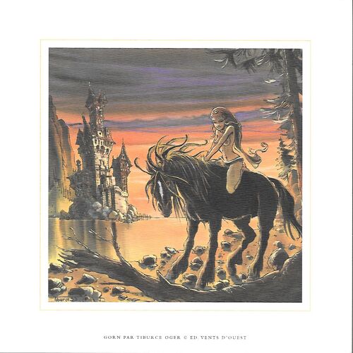 Ex-Libris Gorn Par Tiburce Oger - Vents D'ouest