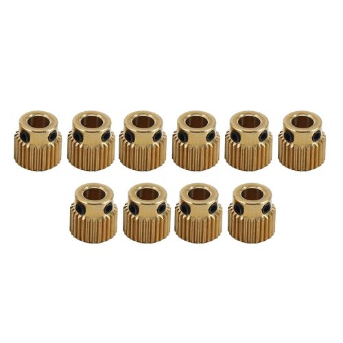Pour ou 1.75mm consommable 26 dents en laiton extrudeuse engrenage d'alimentation 10 pcs