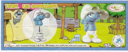 Kinder Surprise, Bpz Seul, Sans Figurine : I Puffi ( Les Schtroumpfs) - Année : 2010 - 2011 - Un133 : Schtroumpfs Costaud