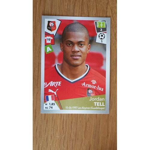 Image N°410 Panini Foot 2017-18 -Jordan Tell- Rennes-