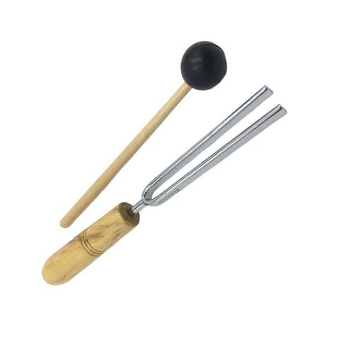 Diapason en alliage d'aluminium 256Hz avec marteaux pour tester le système nerveux Thérapie de guérison sonore Guérir