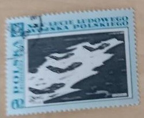 Timbre Oblitéré Polonais, Polska, Lecie Ludowego, 60 Gr
