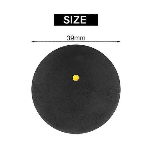 3 Pcs Squash Ball One-Yellow-Dot Low Speed Sports Professional Player Compétition Squash