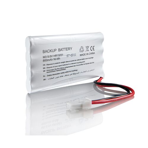 Batterie de secours pour moteurs de portail et/ou porte de garage - Compatible moteurs Freevia, Slidymoove, Evolvia, Exavia, SGA, SGS et GDK