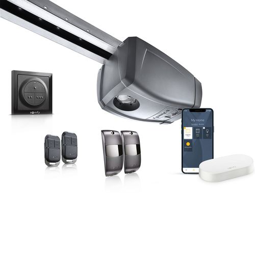 Motorisation porte de garage GDK 1100 Connect - Pilotable à distance avec smartphone et assistants vocaux - Pour portes de garage Hauteur Max. 2.35 m et Largeur Max. 4.5 m