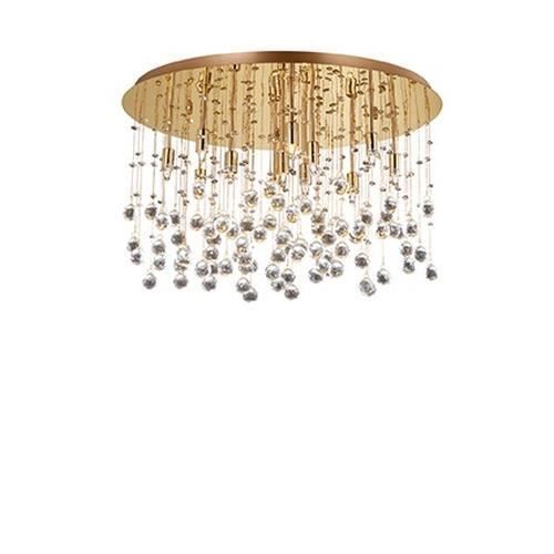 Ideal Lux MOONLIGHT PL12, Salon, Or, IP20, Surface, Rond, Métal