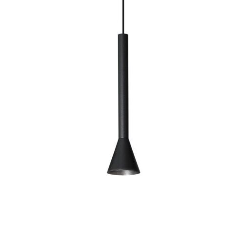 Ideal Lux DIESIS Plafonnier Led Slim Dome Noir 3000K