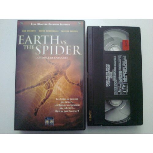 Cassette Vidéo Vhs - Earth Vs The Spider - La Menace De L'araignée