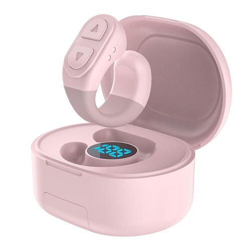 Anneau de défilement Clicker Bluetooth Bluetooth Page Turner avec étui de charge numérique pour téléphone IOS Android-Rose