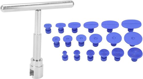Extracteur De Bosses, Kit D'extracteur De Bosses, Outil De Barre En T Pour Marteau Coulissant Avec 18 Languettes De Débosselage