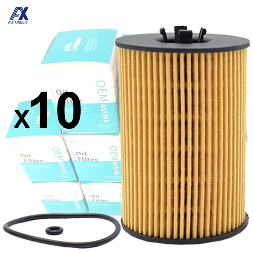 Qté 10, Filtre À Huile 03n115466, Pour Audi A4 Tt Alhambra Ateca Leon Toledo Skoda Kodiaqw Vw Caddy Multivan Transporter 1.6 Tdi 2.0 Tdi ("Nipseyteko")