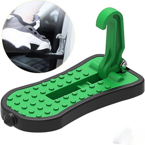 (16 Cm, Vert) 1 Pc Pédale De Porte De Voiture, Pédale De Porte De Voiture, Pédale De Verrouillage De Porte De Voiture, Pédale Auxiliaire Avec Marteau De Sécurité