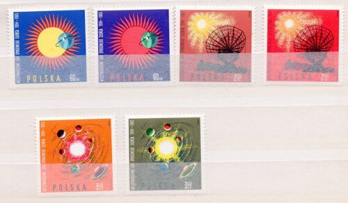 Pologne- Lot De 6 Timbres Neufs-Année Internationale Du Soleil Calme