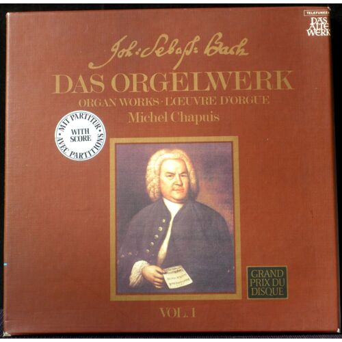 Bach Orgelwerk Vol 1 Chapuis 2 X Lp Nm, Bx Ex