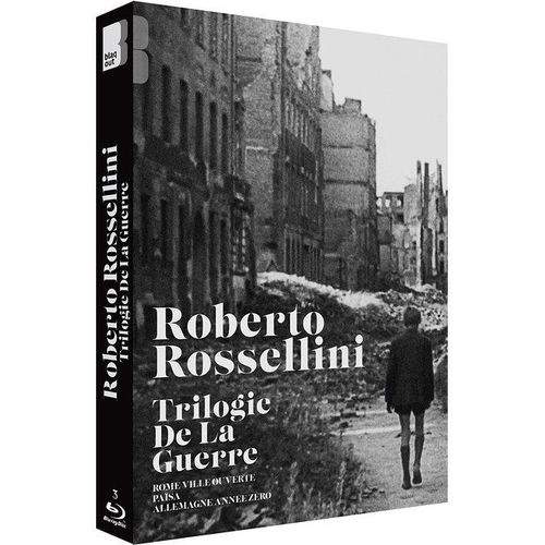 Roberto Rosselini - La Trilogie De La Guerre : Rome, Ville Ouverte + Païsa + Allemagne, Année Zéro - Pack - Blu-Ray