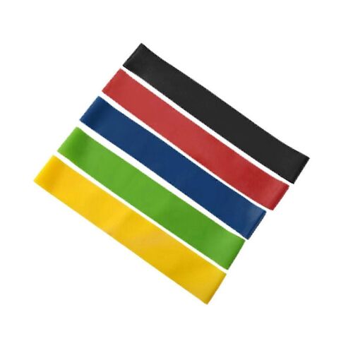 Ensemble De Bandes De Résistance En Caoutchouc Pour Hommes Et Femmes 5 Niveaux De Résistance Différents Bande Élastique Pour Les Jambes De Butin Entraînement Yoga
