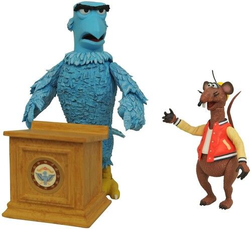 Diamond Select - Muppets Sam The Eagle & Rizzo The Rat Deluxe Figure Set [] F