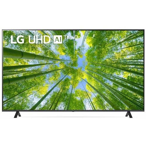 LG 86UQ80006LB - 86" UQ80 Series TV LCD rétro-éclairée par LED - Smart TV - webOS, ThinQ AI - 4K UHD (2160p) 3840 x 2160 - HDR - Direct LED