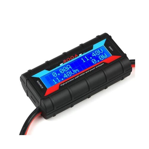Moniteur de performance de consommation de batterie d'analyseur de puissance de haute précision 200A avec écran LCD arrière
